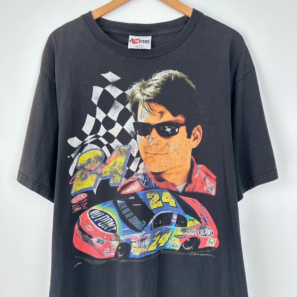 Vintage Jeff Gordon Nascar Racing T Shirt Chase Authentics 1997 Mens - Picture 3 of 7